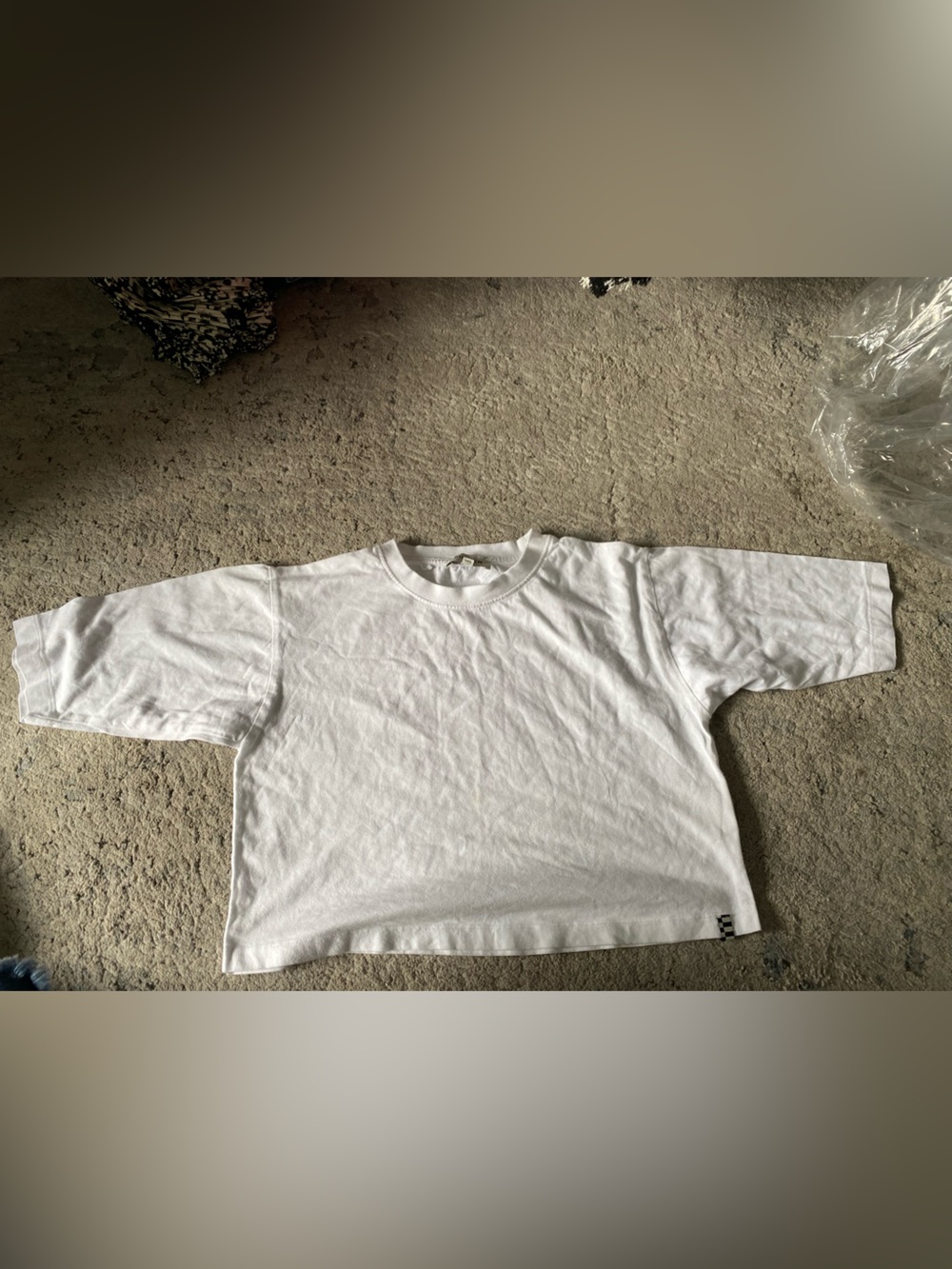 Kids White Short Sleeve Sz 10/11
